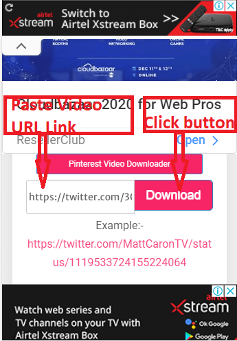 Pinterest Video Downloader